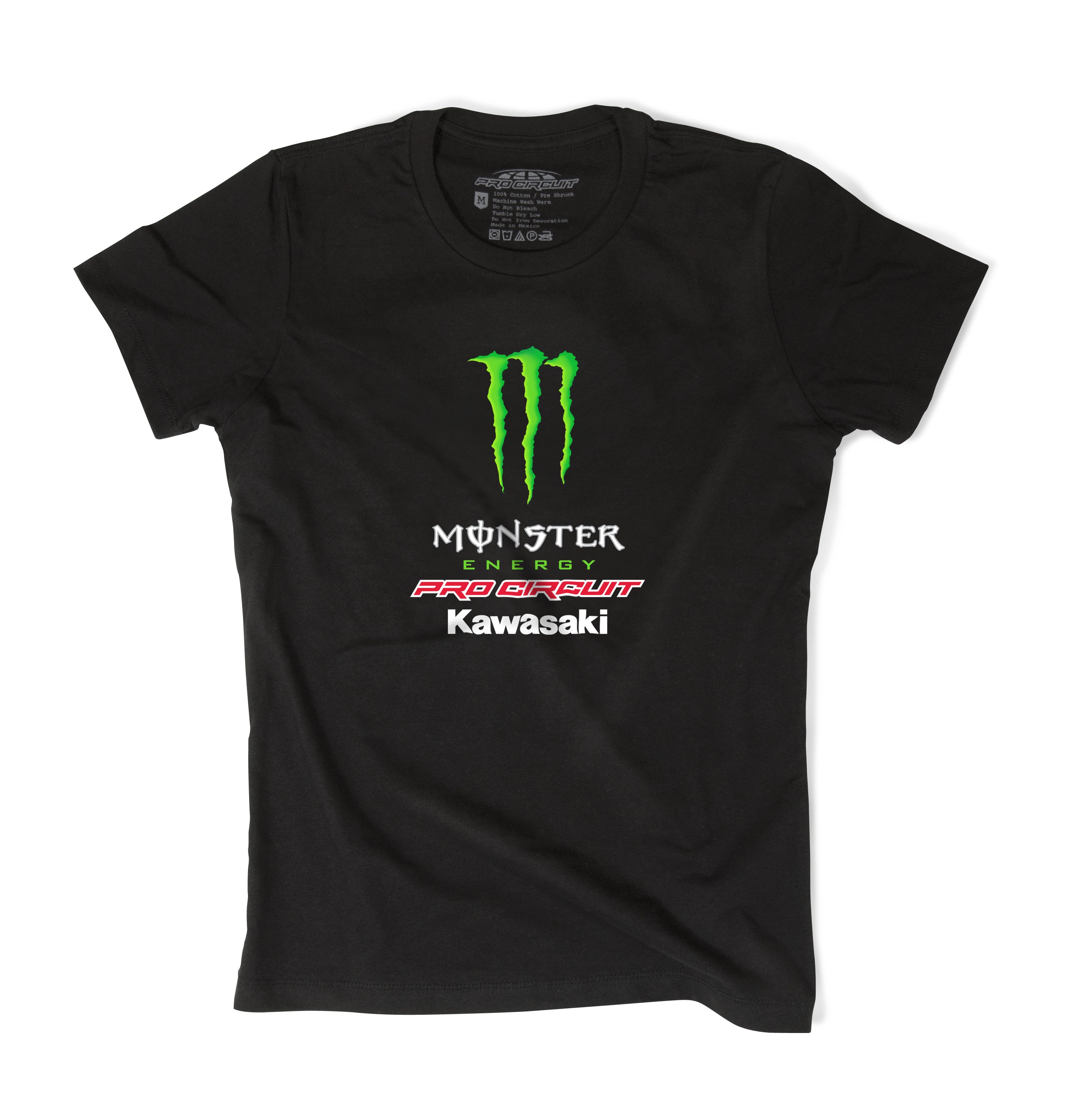 Tee-shirt Monster Team pour femme, TEE-SHIRT FEMME MONSTER TEAM NOIR L